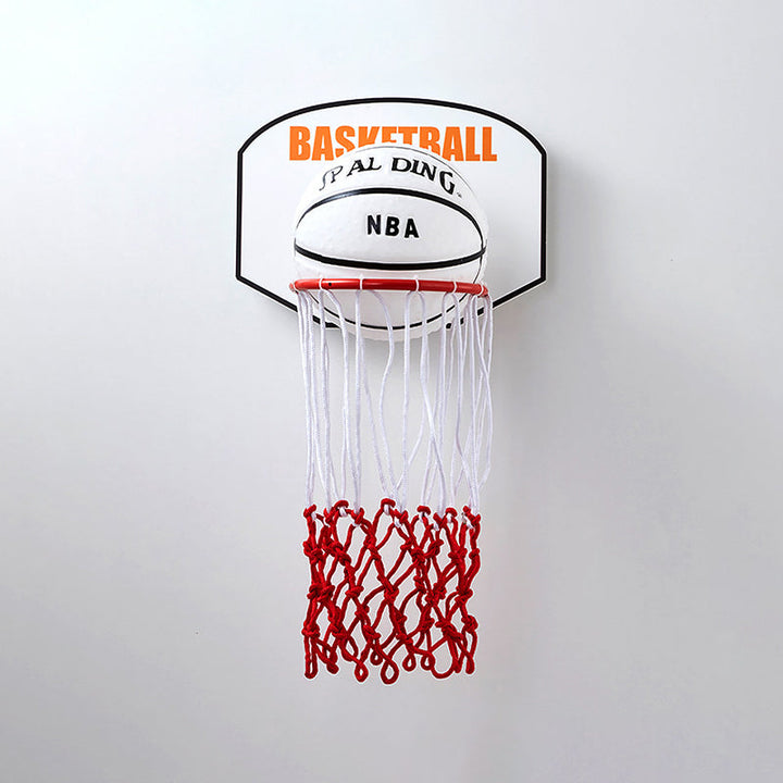 Skørter | Cartoon Basket Frame Shape Wall Light Rope 1 Head Bedroom Wall Lamp in Red with Basketball Opal Glass Shade