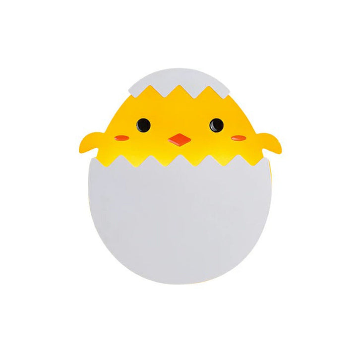 Skørter | Eggy/Dino Wall Lighting Cartoon Acrylic LED Green/Yellow Wall Lamp in White/Warm Light for Children Bedside
