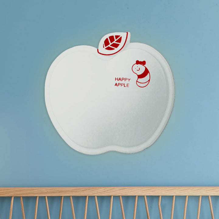 Skørter | Apple-Like Wall Lighting Cartoon Plastic White/Pink/Yellow LED Wall Lamp with Small Worm Pattern