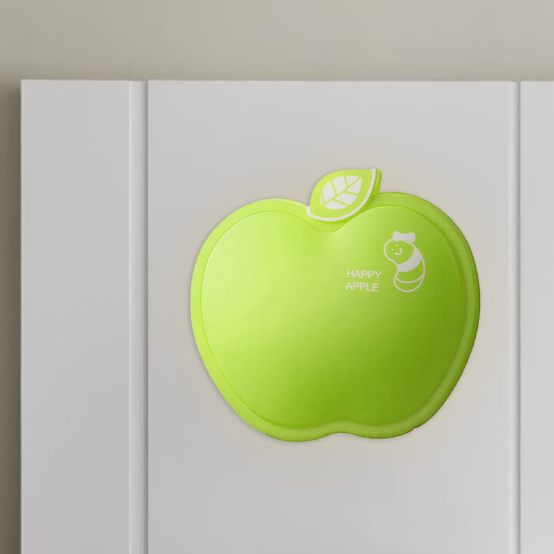 Skørter | Apple-Like Wall Lighting Cartoon Plastic White/Pink/Yellow LED Wall Lamp with Small Worm Pattern