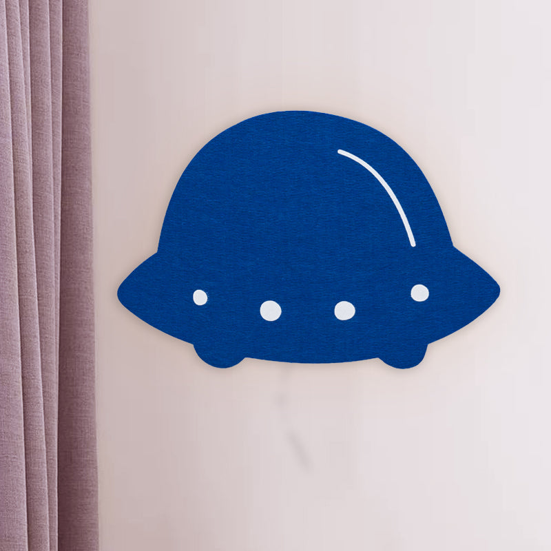 Skørter | Felt Sheep/Den Baum/Airship Wall Lamp Sconces Cartoon LED Wall Mount Light Fixture in Pink/Green/Blue for Children's Room