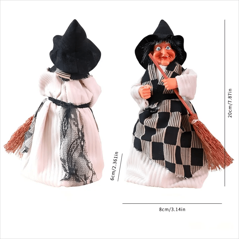 Lisslune | Halloween Witch Doll Statue Decor Desktop
