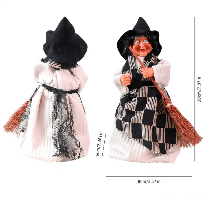 Lisslune | Halloween Witch Doll Statue Decor Desktop