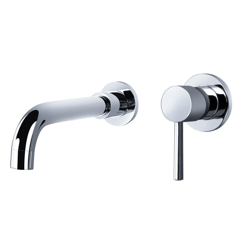 Lisslune | Modern Brass Roman Bathtub Faucet with 1 Lever Handle Bathtub Faucet