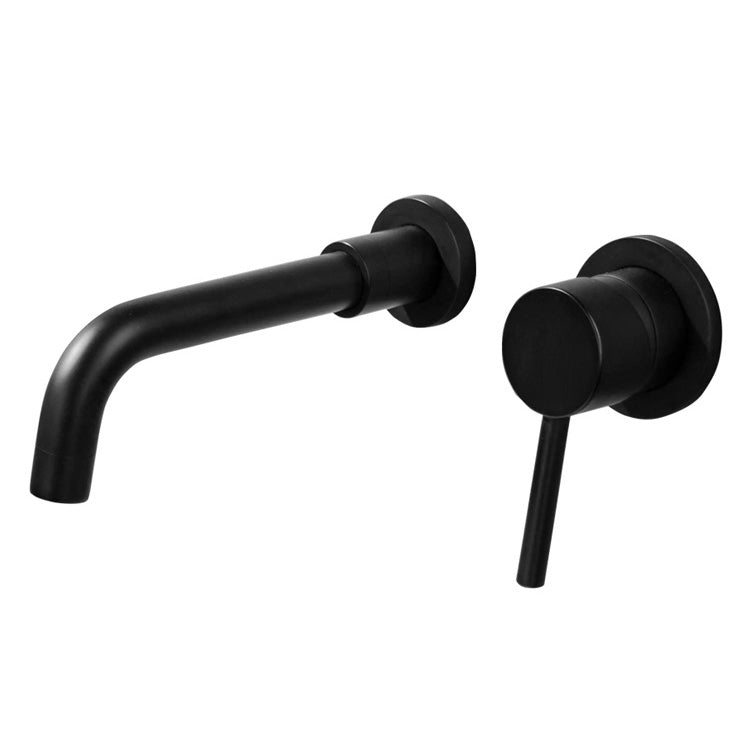 Lisslune | Modern Brass Roman Bathtub Faucet with 1 Lever Handle Bathtub Faucet