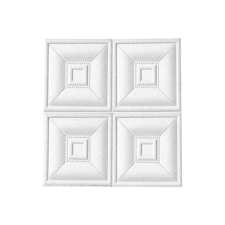Lisslune | Beautiful Style Wall Panel 3D Print Bathroom Living Room Wall Panels with Padding