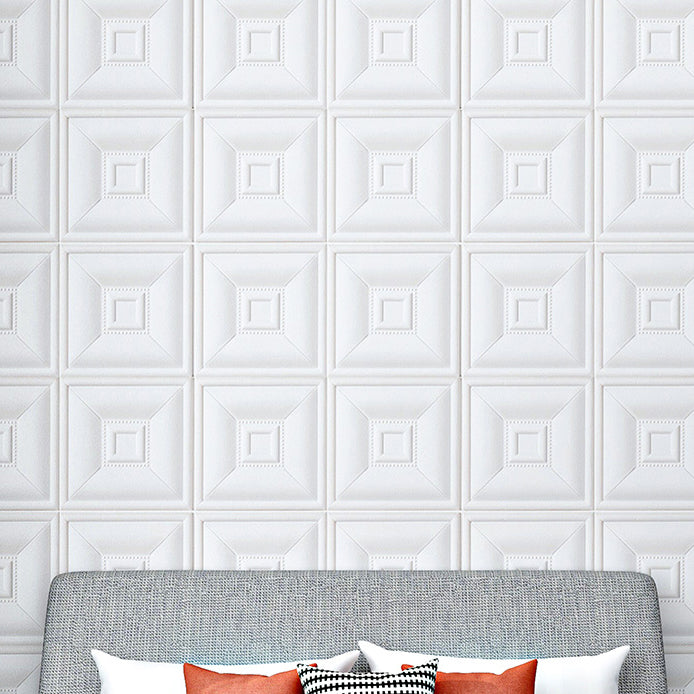 Lisslune | Beautiful Style Wall Panel 3D Print Bathroom Living Room Wall Panels with Padding