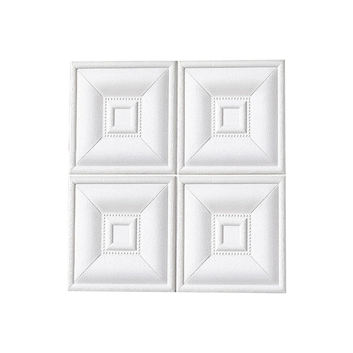 Lisslune | Beautiful Style Wall Panel 3D Print Bathroom Living Room Wall Panels with Padding