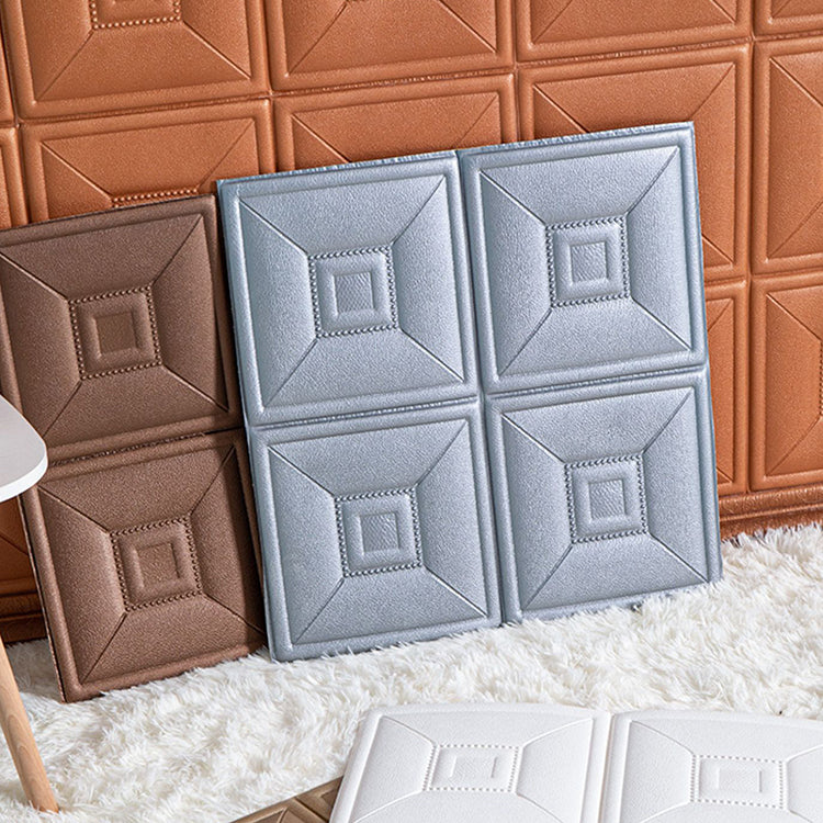 Lisslune | Beautiful Style Wall Panel 3D Print Bathroom Living Room Wall Panels with Padding