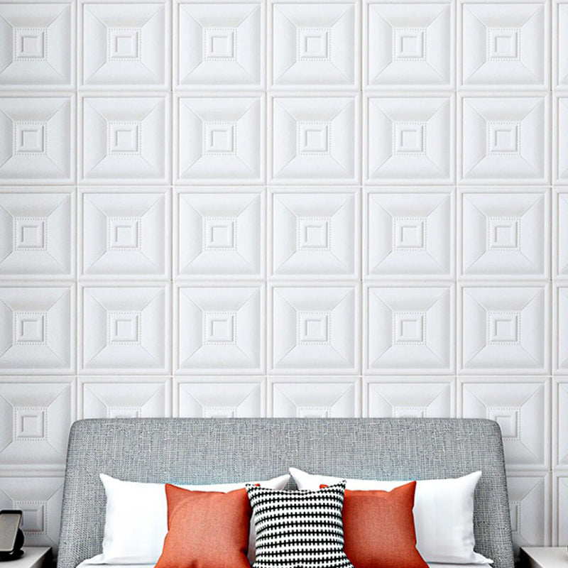 Lisslune | Beautiful Style Wall Panel 3D Print Bathroom Living Room Wall Panels with Padding