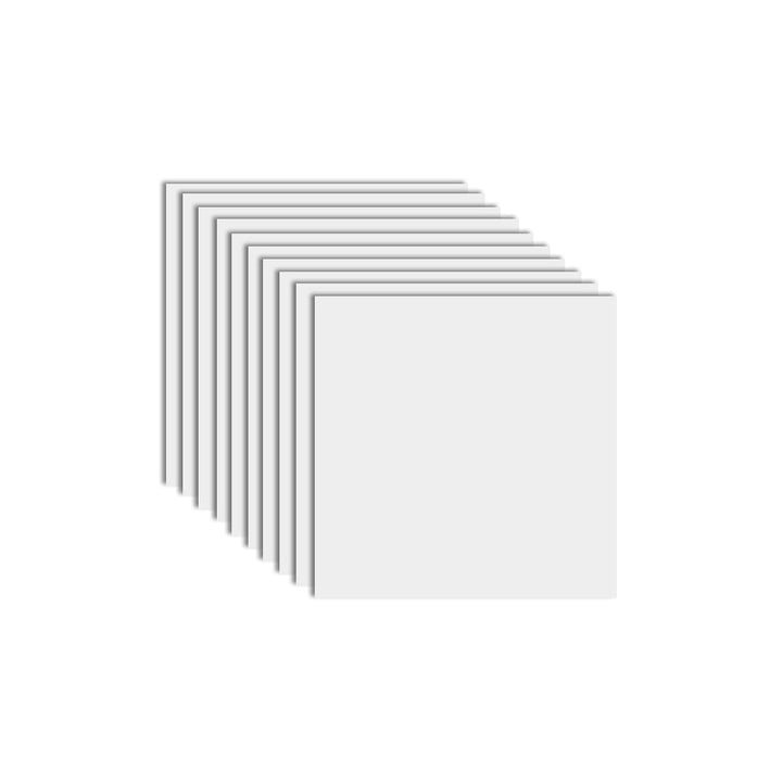 Lisslune | Plastic Square Peel & Stick Mosaic Tile Grid for Backsplash