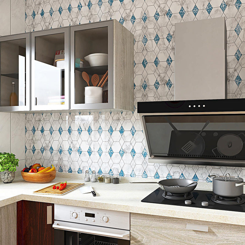 Lisslune | Stone Composite Single Tile Rectangular Mesh Self-Adhesive Tile