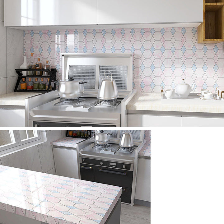 Lisslune | Stone Composite Single Tile Rectangular Mesh Self-Adhesive Tile