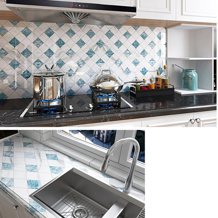 Lisslune | Stone Composite Single Tile Rectangular Mesh Self-Adhesive Tile