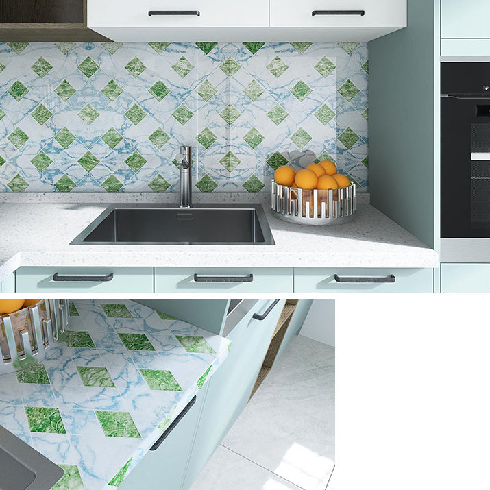 Lisslune | Stone Composite Single Tile Rectangular Mesh Self-Adhesive Tile