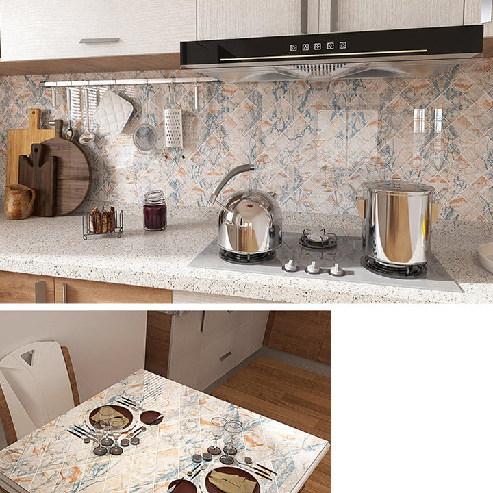 Lisslune | Stone Composite Single Tile Rectangular Mesh Self-Adhesive Tile
