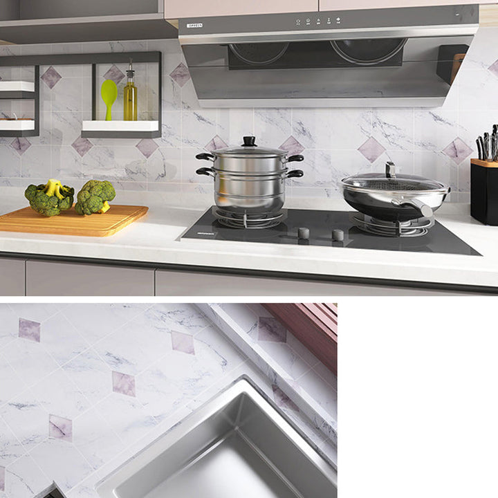Lisslune | Stone Composite Single Tile Rectangular Mesh Self-Adhesive Tile