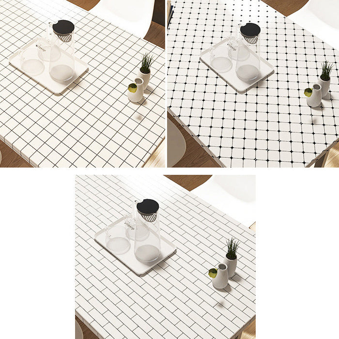 Lisslune | White Peel & Stick Tile Mirror Plastic Grid Wallpaper for Kitchen and Bathroom