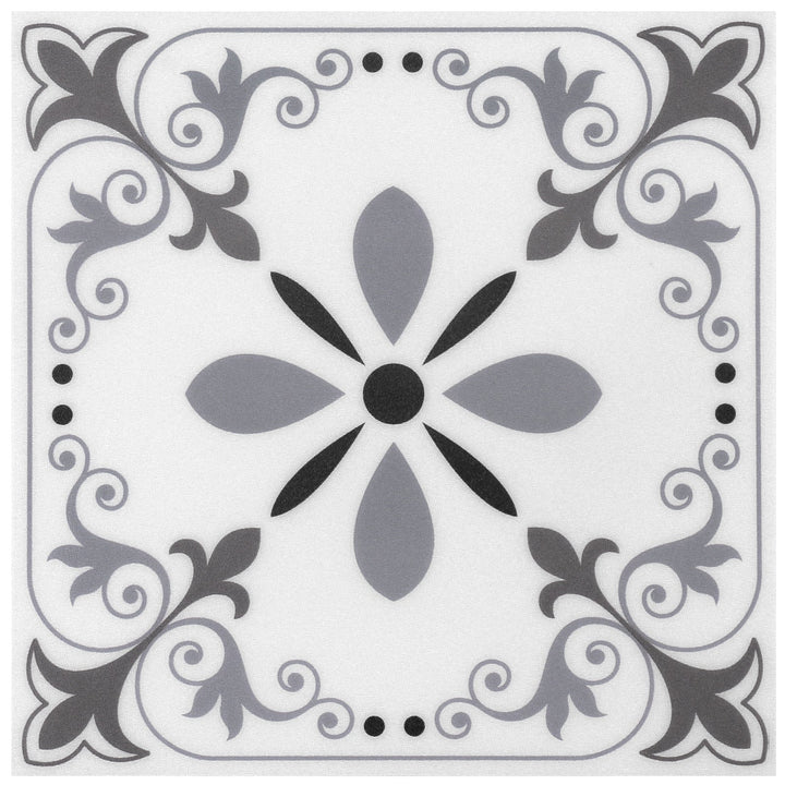 Lisslune | Print Plastic Peel & Stick Tile Field Tile for Kitchen and Bathroom Backsplash