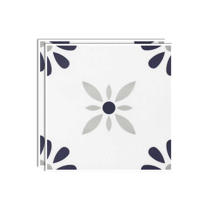 Lisslune | Plastic Peel & Stick Tile Square Print Field Tile for Kitchen and Bathroom