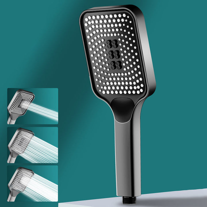 Lisslune | Contemporary Square Handheld Showerhead 3 Setting Spray Head