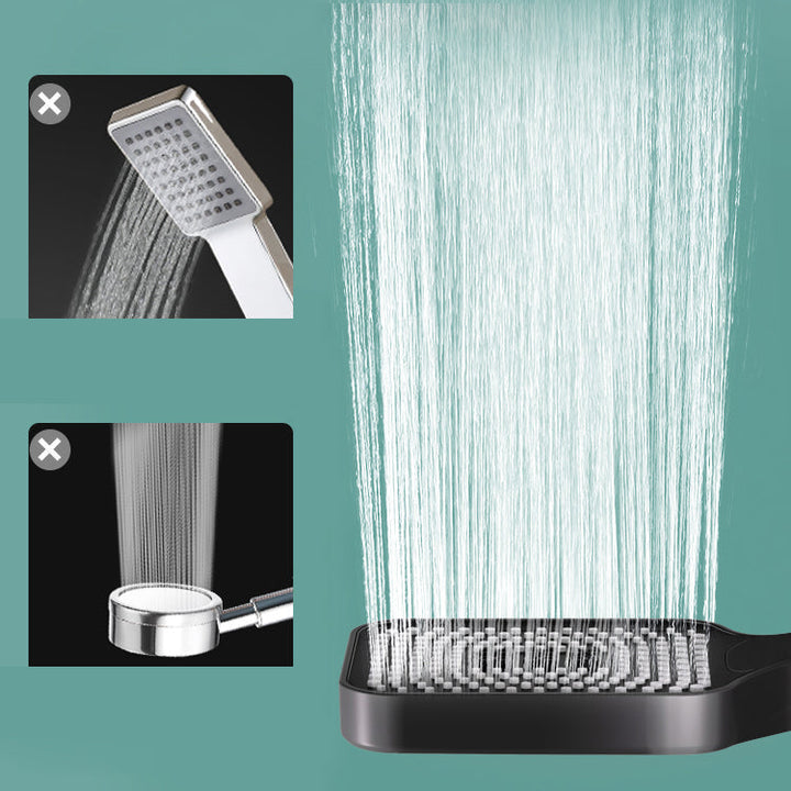 Lisslune | Contemporary Square Handheld Showerhead 3 Setting Spray Head