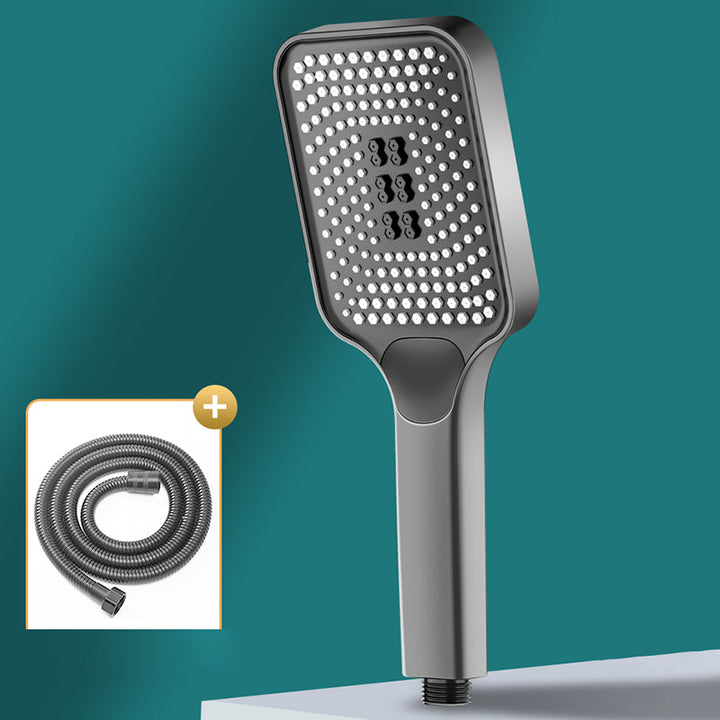 Lisslune | Contemporary Square Handheld Showerhead 3 Setting Spray Head