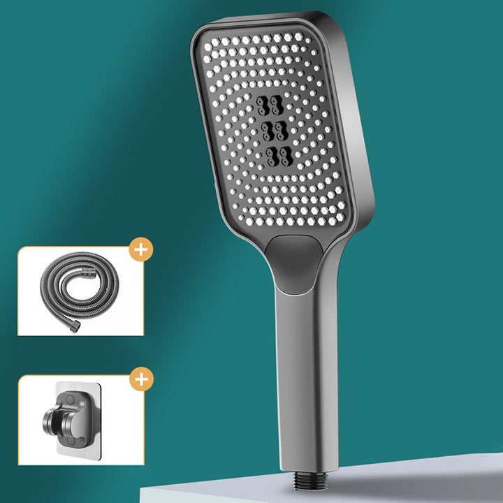 Lisslune | Contemporary Square Handheld Showerhead 3 Setting Spray Head