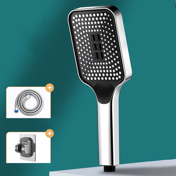 Lisslune | Contemporary Square Handheld Showerhead 3 Setting Spray Head