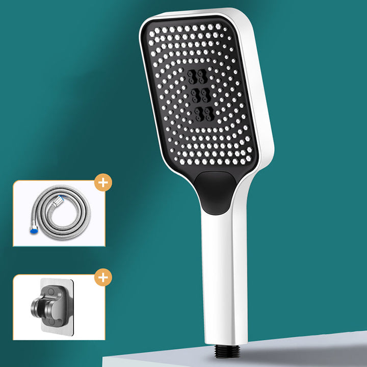 Lisslune | Contemporary Square Handheld Showerhead 3 Setting Spray Head