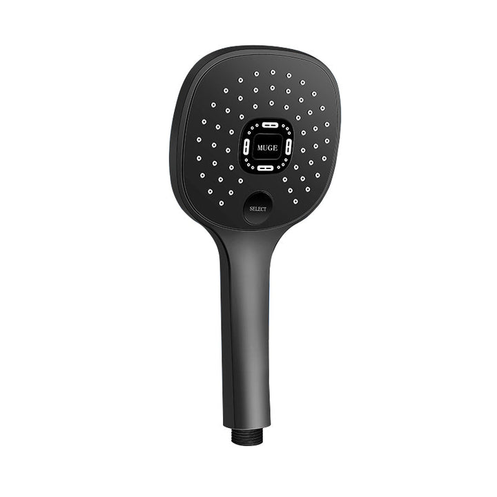 Lisslune | Contemporary Handheld Supercharged Shower Head Square Metal Spray Head