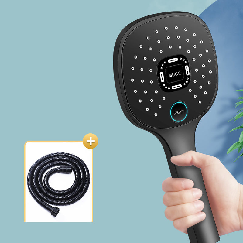 Lisslune | Contemporary Handheld Supercharged Shower Head Square Metal Spray Head