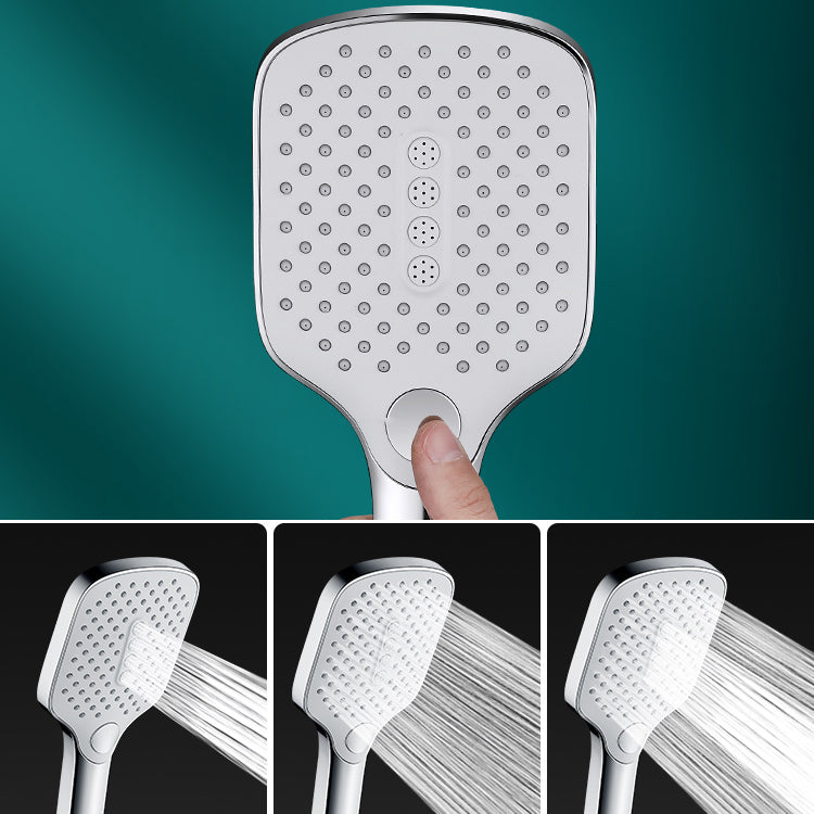 Lisslune | Contemporary Fixed Head Square Supercharged Showerhead Combo