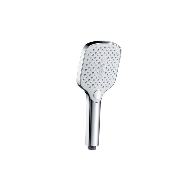 Lisslune | Contemporary Fixed Head Square Supercharged Showerhead Combo