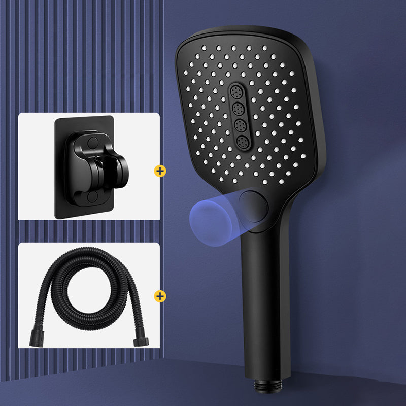 Lisslune | Contemporary Fixed Head Square Supercharged Showerhead Combo