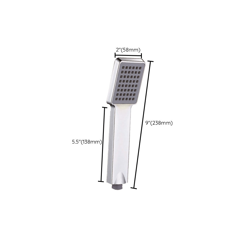 Lisslune | Modern Handheld Supercharged Showerhead Square Turbo Spray Head