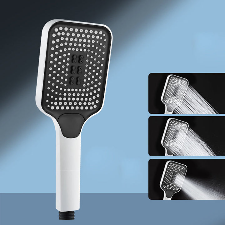 Lisslune | Modern Hand Shower Head Square Three-Stage Drop Resistance Spray Head