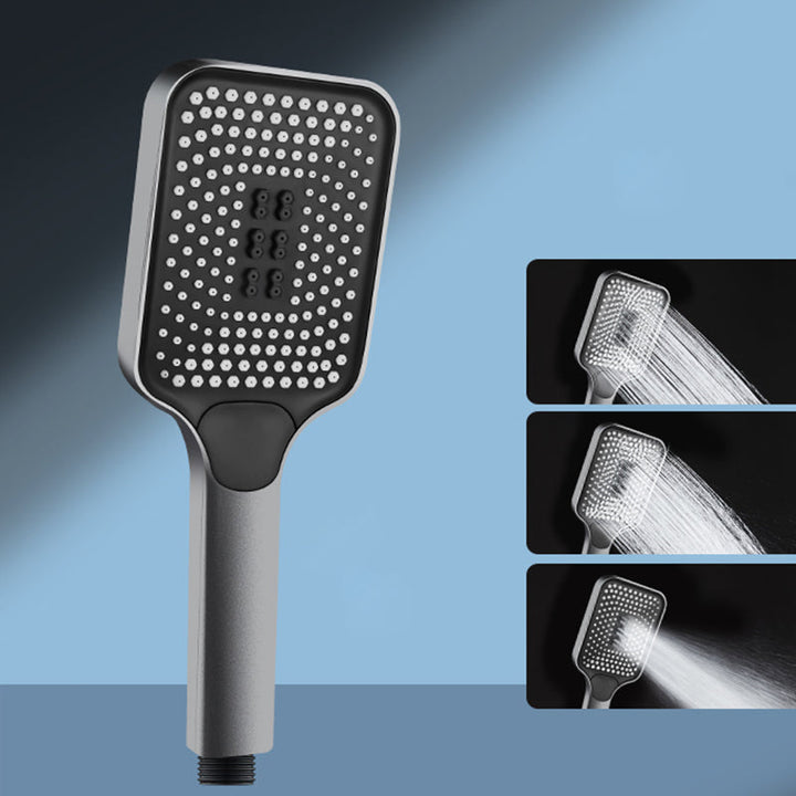 Lisslune | Modern Hand Shower Head Square Three-Stage Drop Resistance Spray Head