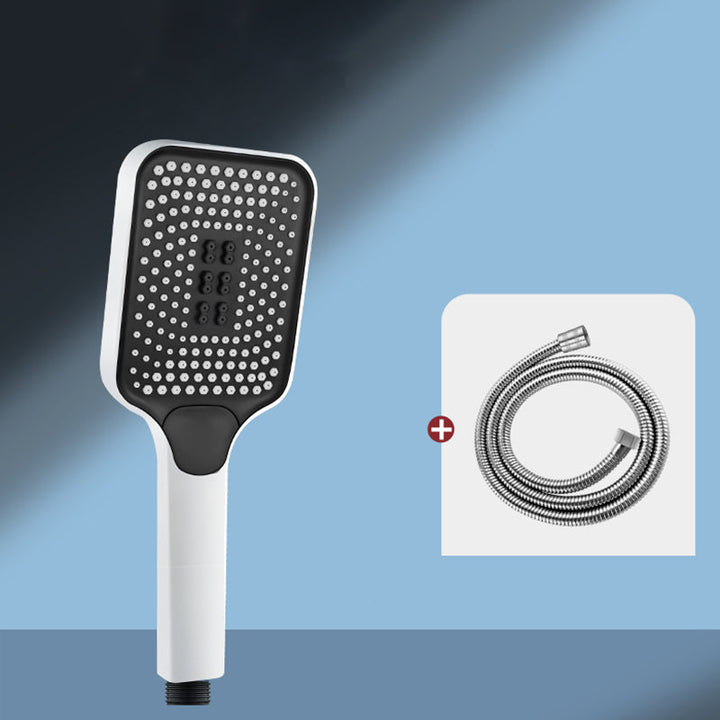 Lisslune | Modern Hand Shower Head Square Three-Stage Drop Resistance Spray Head