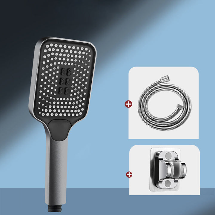 Lisslune | Modern Hand Shower Head Square Three-Stage Drop Resistance Spray Head