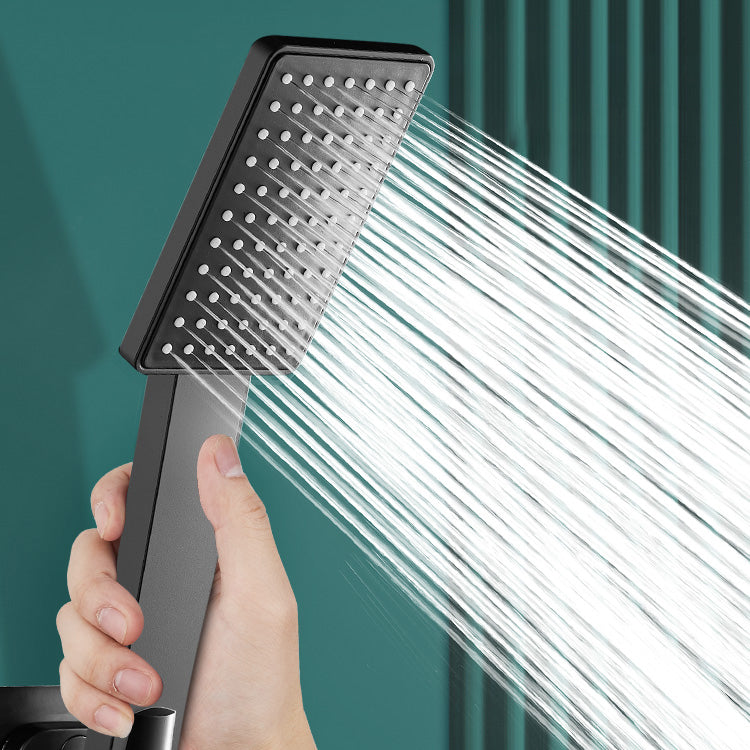 Lisslune | Contemporary Handheld Supercharged Showerhead Square Turbo Spray Head