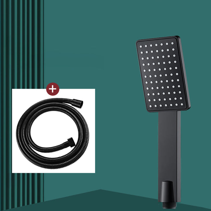 Lisslune | Contemporary Handheld Supercharged Showerhead Square Turbo Spray Head