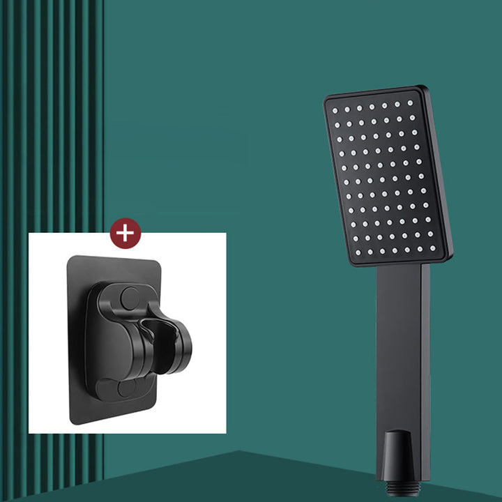 Lisslune | Contemporary Handheld Supercharged Showerhead Square Turbo Spray Head