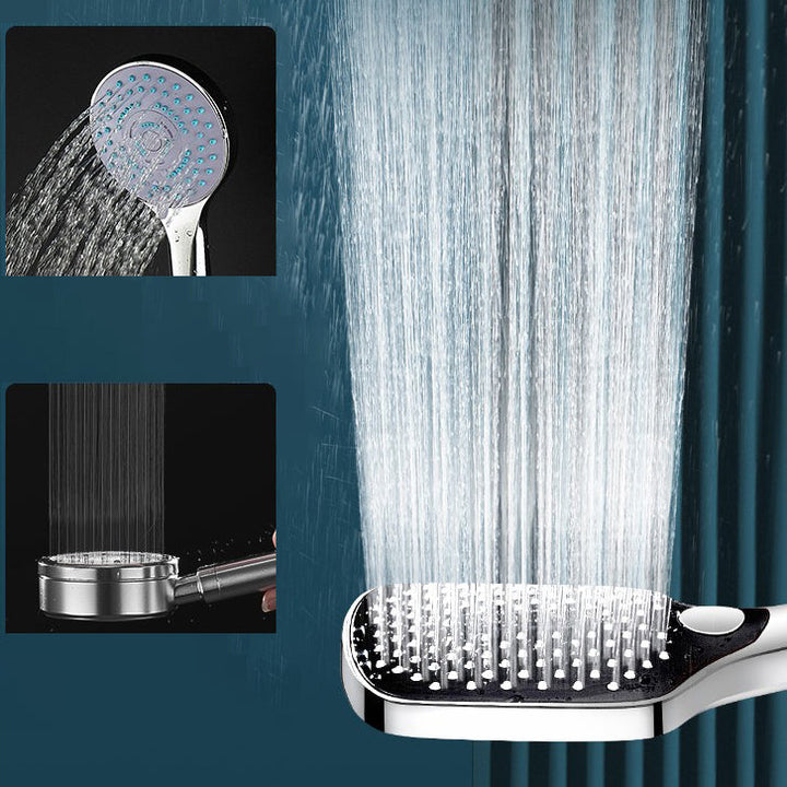 Lisslune | Contemporary portable super rechargeable shower head square spray head