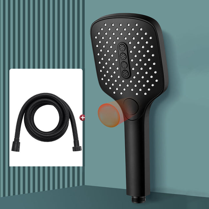 Lisslune | Contemporary portable super rechargeable shower head square spray head