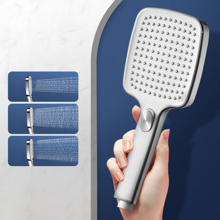 Lisslune | Contemporary Handheld Showerhead Square Three-Speed Spray Head