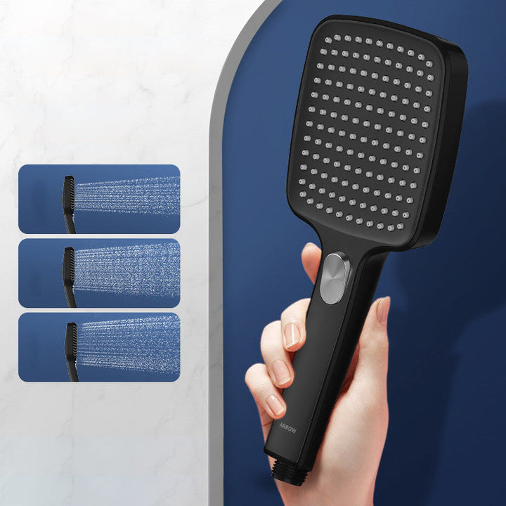 Lisslune | Contemporary Handheld Showerhead Square Three-Speed Spray Head