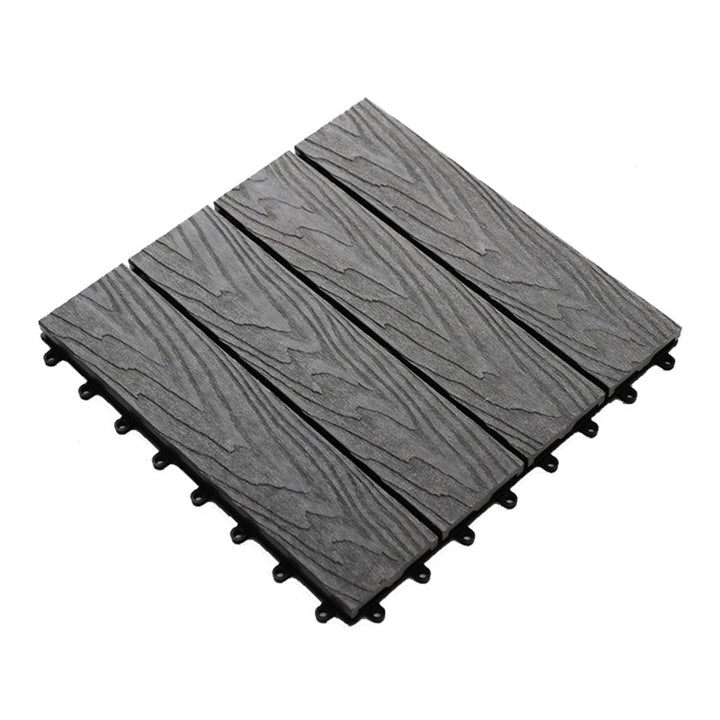 Lisslune | Striped pattern terrace tiles interlocking tiles kit outdoor patio