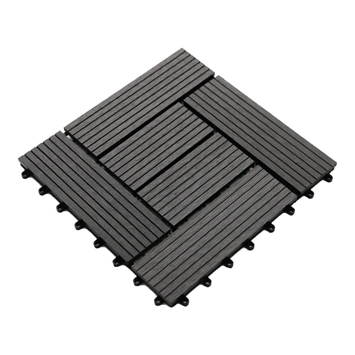 Lisslune | Striped pattern terrace tiles interlocking tiles kit outdoor patio