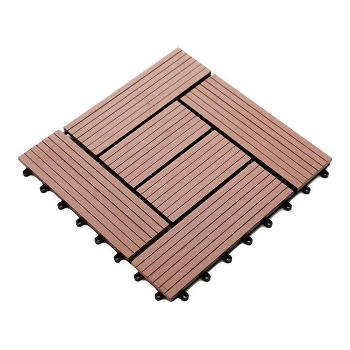 Lisslune | Striped pattern terrace tiles interlocking tiles kit outdoor patio